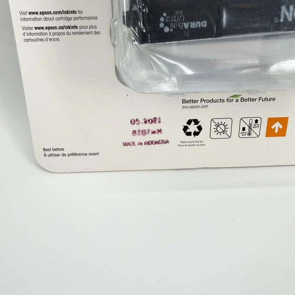 Epson 802XL Black & Epson 802 Cyan Magenta Yellow Ink Set Exp 5/2021, New Sealed